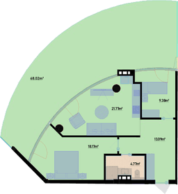 144.92 kvm, 3 otaqlı mənzil