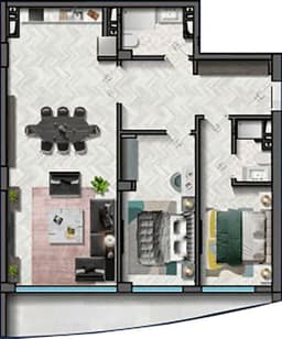 3 комнаты, 144,10 кв.м.