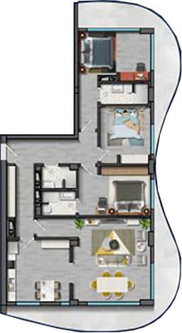 4 комнаты, 226,10 кв.м.