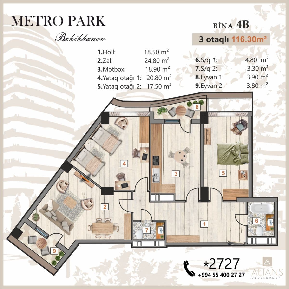 Metro Park Bakikhanov - 2