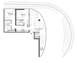 208 kvm, 3 otaqlı mənzil