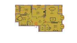 Sipark-H.Əliyev 4 комнаты 230,40 квм