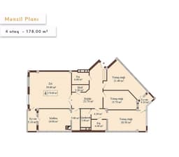 Luxe Home 4 комнат 178,00 квм