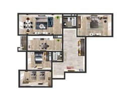 Zirvə Park 4 комнат 207.41 квм