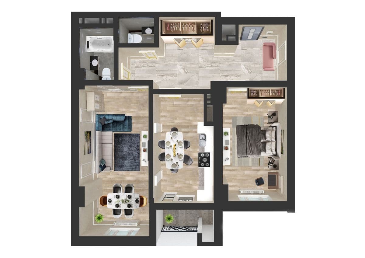 Zirvə Park 2 комнат 105.50 квм - 2