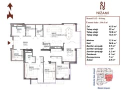 Nizami Boutique House 4 комнаты 194.50 квм