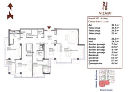 Nizami Boutique House 4 комнаты 222.00 квм