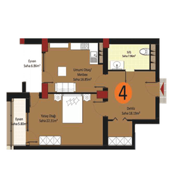 Baku Pearl Residence e 2 комнаты 78,00 квм