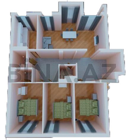 "Qış parkı" Residence 4 otaq 237,60 kvm