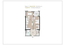 Nizami City, 2 ком. 84,40 кв.м.