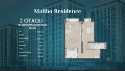 Malibo Residence 2 otaqli 104 kvm