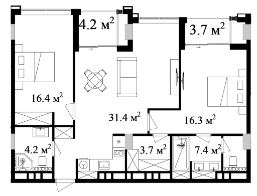 Premium Residence Sea Breeze