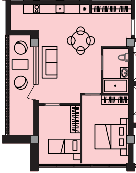 81.6 kvm, 3 otaqlı mənzil