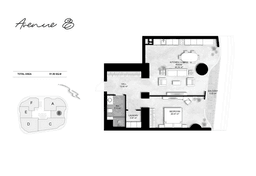 91.5 kvm, 2 otaqlı mənzil